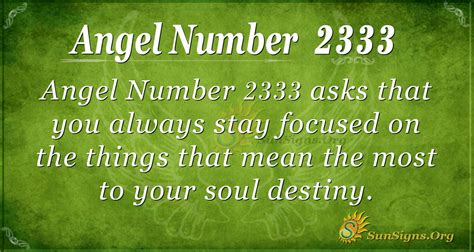 2333 angel number|2333 Angel Number Meaning (Fully Explained)